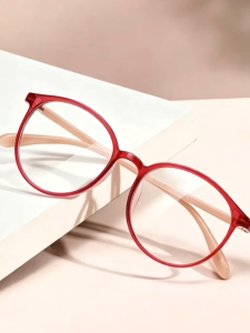 Reading Glasses Anti Blue Light Fashion Round Frame Comfortable Eyewear Anti Fatigue +100° to +400° Cermin Mata Baca