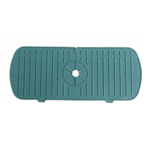 Kitchen Faucet Splash Pad Silicone Sink Faucet Splash Guard Mat Sponge Drain Rack Countertop Protector for Bath Kitchen Gadgets