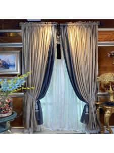  YYBAIO | Rèm Cửa Băng Nhẹ Luxury Thick Velvet Chống Sáng