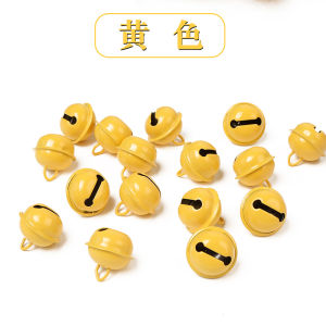 Paint Candy Color Metal Bell DIY Pet Keychain Pendant Accessories 22mm Color Little Bell Shape