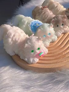 UTOPIA ทาบะสกุชชี่แมว Taba Squishy Cat ของเล่นบีบได้ สกุชชี่ นุ่มนุ่มๆ ของเล่นคลายเครียดจำลองแสนสนุก สกุชชี่สโลว์