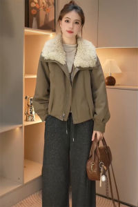 SHIMO | Fluffy Lambswool Warmth Thickened Winter 2025 New Style Loose Jacket