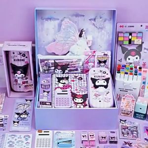 Bộ Văn Phòng Phẩm Kuromi - Quà Tặng Dễ Thương Cho Bạn Bè Quà Tặng Cho Bé Nhân Dịp Sinh Nhật Đồ Dùng Học Tập Xinh