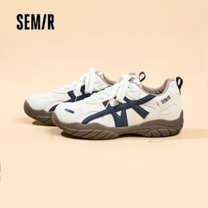 Semir | Giày Thể Thao Nữ Cổ Điển Retro Đế Bệt Mềm Mũi Tròn Thu Đông Mới