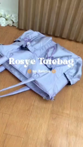 ZALEHA - Rosye Totebag Kuliah Tas Bahu Wanita Crinkle Water Repellent Fashion Korean Style Kekinian Tahan Air