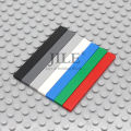 50pcs MOC 4162 Accessories Flat Tile 1x8 Light Panel Brick Parts Kit Building Blocks City Accessory Educational Toy. 