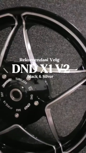 Velg DND X1-V2 R14 untuk Mio Sporty / Mio Old / Mio J / Fino 115 / Soul GT