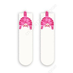 Couple Cat Egg Socks 3D Funny Mid Tube Winter Warm Matching Wear for Lovers Halloween Christmas Gift Cozy Novelty Style