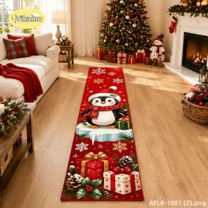 Thảm Trải Sàn Giáng Sinh VIKAMA Chống Trượt Phong Cách Hiện Đại Chất Liệu Polyester Có Thể Giặt Được Dùng Trang Trí Lối Vào Nhà Bếp Hành Lang.