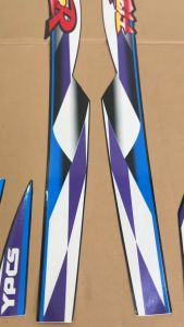 Striping Stiker Yamaha F1ZR 1998 Hitam Ungu List Body
