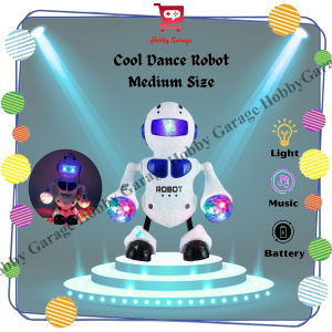Mainan Cool Dance Robot Joget Anak Dancing Musik Lampu Goyang