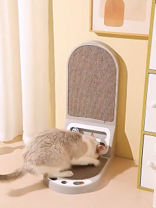 Thickened Cat Scratching Post No Chipping L-shaped  Pad Fun Vertical Climbing Frame Cat play with ball board save funisher carpet Claw Maintenance nail trim physical exercise Stress Relief and Entertainment