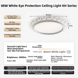 JIASHIDA | Eye Protection Bedroom Ceiling Light