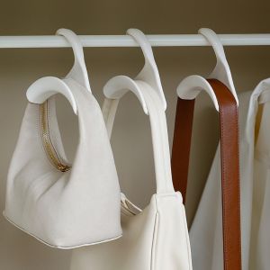【Free Shipping】Wont Let Bags Deformed Hooks Arch Bag Storage Hangers Wide Mouth Practical Wardrobe Hanging Belt Tie Silk Scarf Hat Rack