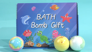 12-Pack Kids Organic Bath Bombs Set with Surprise Toys - Moisturizing & Anti-Bacterial Fizzy Balls Handmade Ideal Birthday Gift