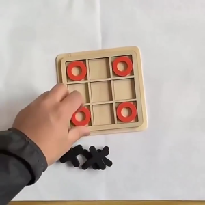 Tic-tac-toe เกมกระดานโต้ตอบ X O Blocks เหมาะสําหรับปาร์ตี้ Faimliesผู้ใหญ่เด็กเล่นด้วยกัน