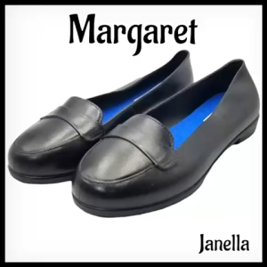 Mainewood Margaret Janella Ladies flat heels non-slip waterproof black casual rubber shoes