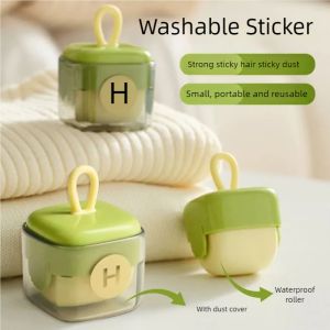 Washable Lint Remover Reusable Clothes Hair Sticky Roller Portable Pet Hair Remover Dust Removal Brush For Household Cleaning