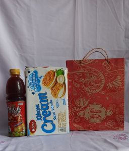 (ISI 50 PCS)PAPER BAG/TAS KERTAS UKURAN TANGGUNG