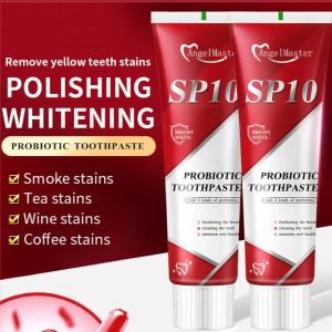 [Better Than Teeth Cleaning] Sp10 Probiotics Fast-Acting Whitening Toothpaste Sp-10 Probiotic Toothpaste Tooth Cleansing and Gum Strengthening Toothpaste Fresh Breath Fragrance Toothpaste Whitening and Stain Removal Toothpaste