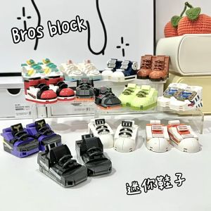 🇸🇬【SG】🇸🇬Kids Mini Lego Building Block Assembly Building Blocks Shoe Shop
