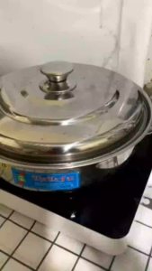 Nồi lẩu nấu cháo nấu canh hầm hấp inox Tithafac nhiều size nấu được bếp từ.