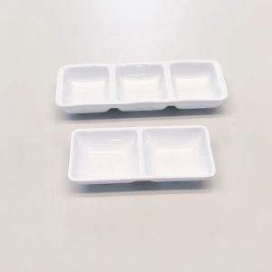 Dĩa 2 ngăn nhựa melamine COBI cao cấp chống nứt vỡ và trầy xướcchống bám bụi và dễ dàng vệ sinh