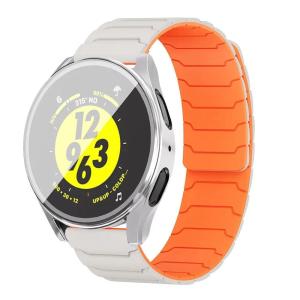 Full TPU Case+Strap for Samsung Galaxy Watch 7 6 5 4 40mm 44mm Magnetic Silicone Strap+Protector Cover for Galaxy watchband