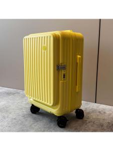 Expandable PC Luggage Single Side Opening Large Capacity Carry on Suitcase 20 Inch Silent Travel Bag for Men And Women