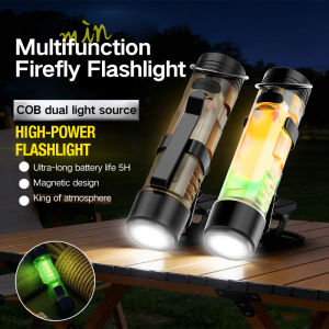 Multi Functional Keychain Light Mini Strong Flashlight Magnet 5050 Portable LED Key Light