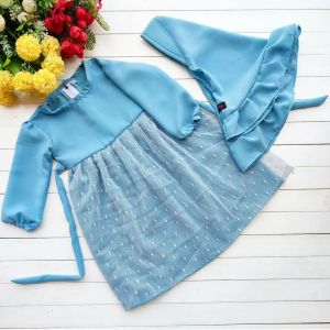 Gamis Bayi Tile Doty usia 3 bulan sampai 2 tahun | Gamis Bayi dan Anak Perempuan