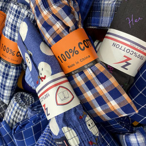 Purified Cotton Pajama Pants Shorts Men Loose Summer Home Breathable Boxer Boxer Briefs Three Points Shorts Arrow Pants