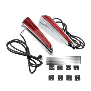For Honda Goldwing GL1800 2018-2024 LED Filler Panel Brake Light Running Rear Fender Side Lamp Clear/Red Motorcycle Accessories