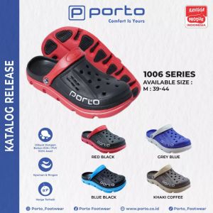 Porto Sandal Sepatu Selop Baim Dewasa Cowok Cewek 1006