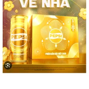 thùng 24 lon nước ngọt pepsi lon vàng 320 ml đậm đà thơm ngon đúng vị  là nước giải khác uống lạnh ngon tuyệt  mẫu xuân 2026