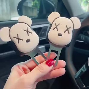 Car Safety Seat Belt Clip Buckle Adjustable Extension Extended Cartoon Pacha Dog Safety Seat Superimposed Long Retainer