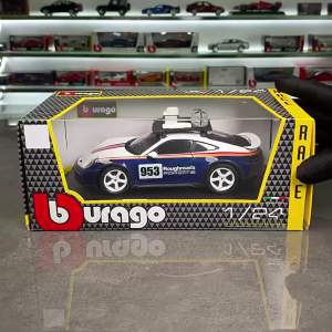 Bburago 1:24 Porsche 911 RSR model Porsche car static painting collection car model Porsche