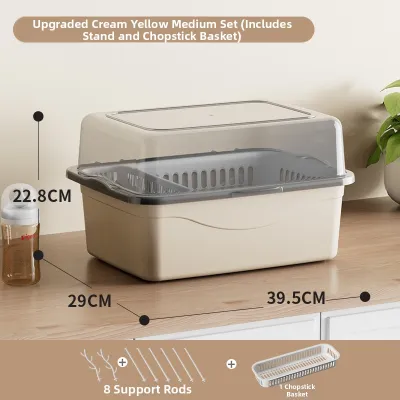 Baby Feeding Supplies Storage Box Drainable