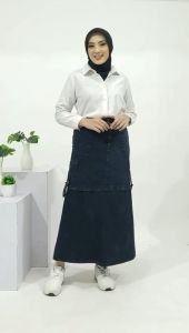Rok Jeans Wanita Korea: Pilihan Modis untuk Dewasa Ukuran 40-70