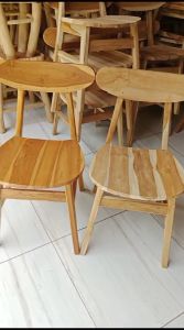 Kursi Makan Kayu Jati Ada Sandaran Super Kuat Murah Minimalis Ruangan Rumah Cafe