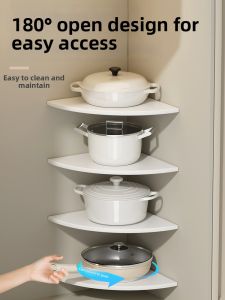 Multifunctional Corner Kitchen Shelving