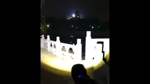 Vimite LED Flashlight Zoomable Sidelight USB Rechargeable 1865 Battery Super Bright Telescopic Focusing XHP50 Portable Tactical Torch Light