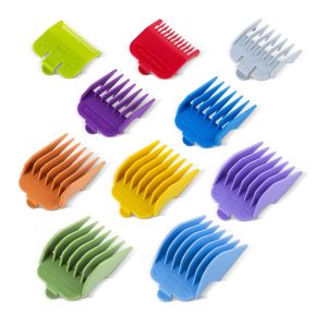 Sokany | Bộ 10 Lược Hướng Dẫn Cắt Tóc Chuyên Nghiệp Phạm Vi Từ 1/16 Đến 1 Tương Thích Với Hầu Hết Các Loại Máy Cắt Tóc Wahl Kemei VGR