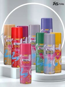 Ashley Shine Washable Hair Color Spray Hair Dye Safe and No Damage to Hair Temporary 120ml