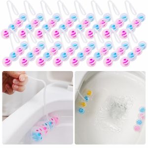 1/2Pcs Toilet Cleaner Deodorization Ball Closestool Hanging Cleaner Bathroom Household Deodorant Hygiene Dirt Cleaning Tool