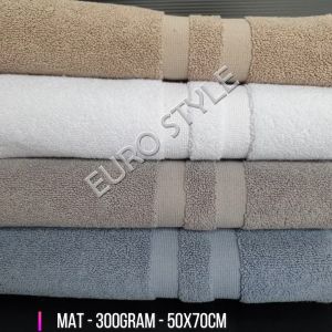 Bath Mats Floor Mat 100% Ring Spun Cotton 50x85cm Highly Absorbent and Machine Washable Shower Bath Mats