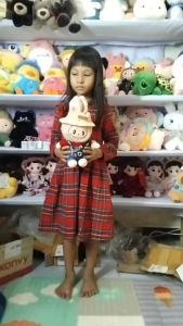 ตุ๊กตาลาบูบู้ ขนาด 28 ซม. อัดเสียงได้ 30 วินาที