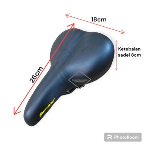 SUMAX KIJANG Sadel Sepeda Double Per Empuk Nyaman Sadle Sepeda Saddle Jok Sepeda Mini MTB Federal Lipat Seli