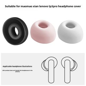 Thinkplus Lenovo LP3 pro Bluetooth Earphone Silicone Ear Caps Ear Plugs Soft Rubber Earphone Accessories Classic Style