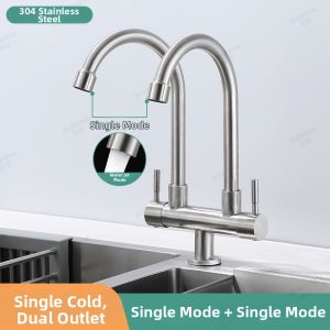 XUANSHA | Dual Function Rotatable Splash Proof Kitchen Faucet